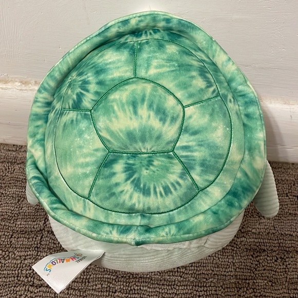 NWT Squishmallow squish-a-roys Barnes the corduroy turtle 🐢 tie dye shell 8” - Picture 2 of 4